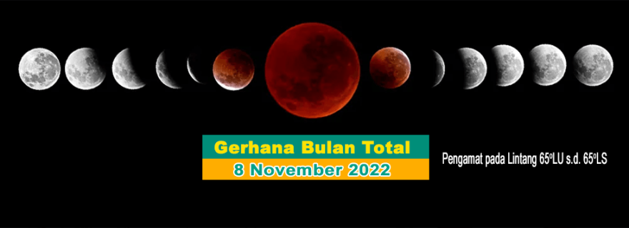 Gerhana Bulan Total 8 November 2022